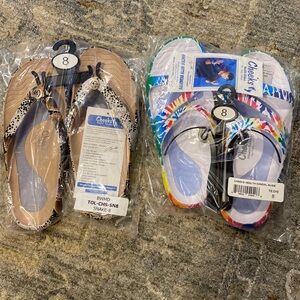 Snake print and rainbow size 8